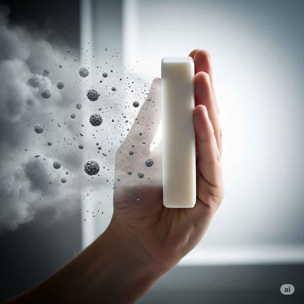 Cityscape with a protective shield over it